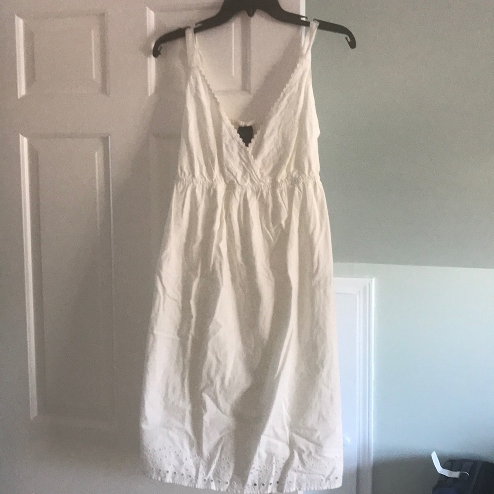 White 100% cotton dress